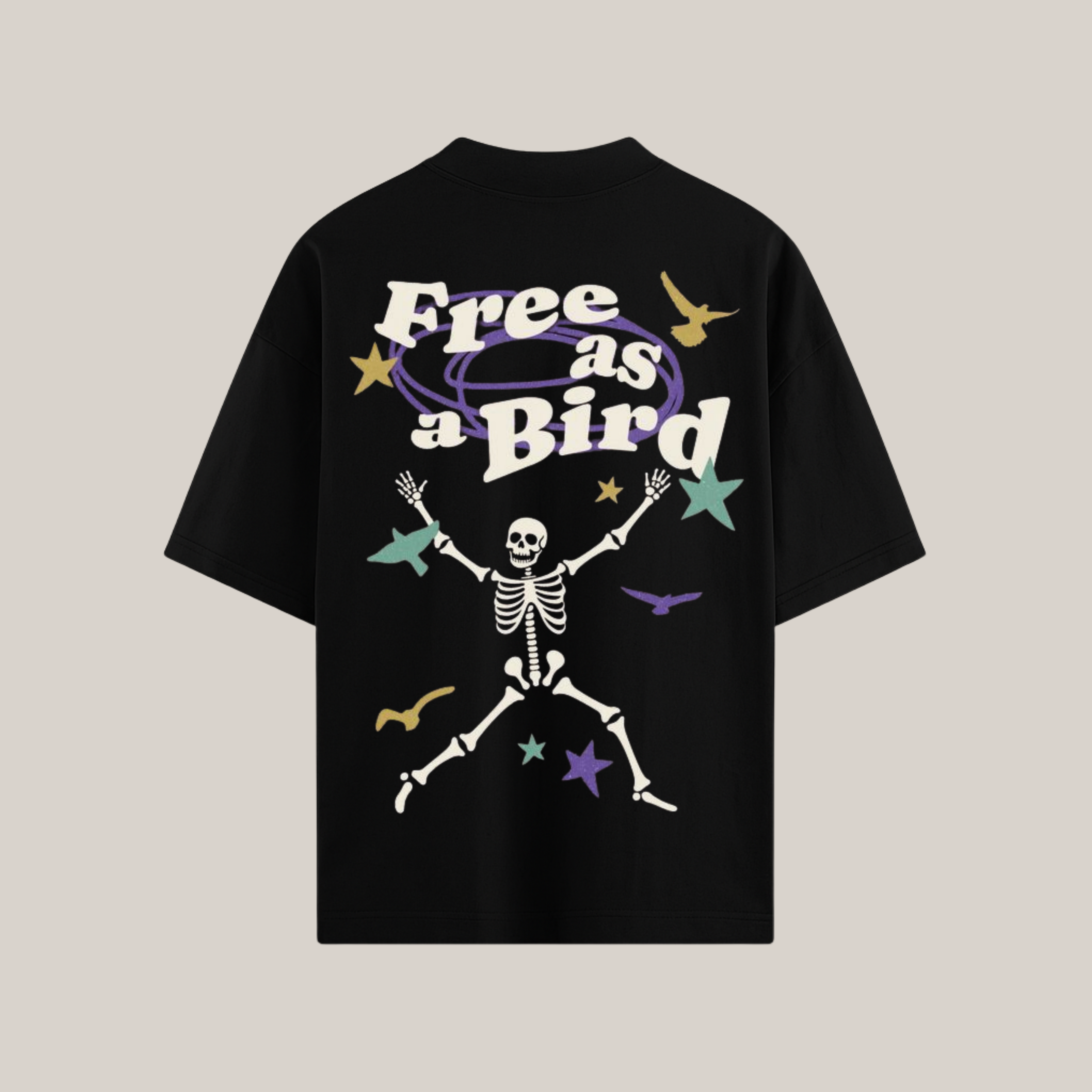 Free as Bird - Oversized Tee