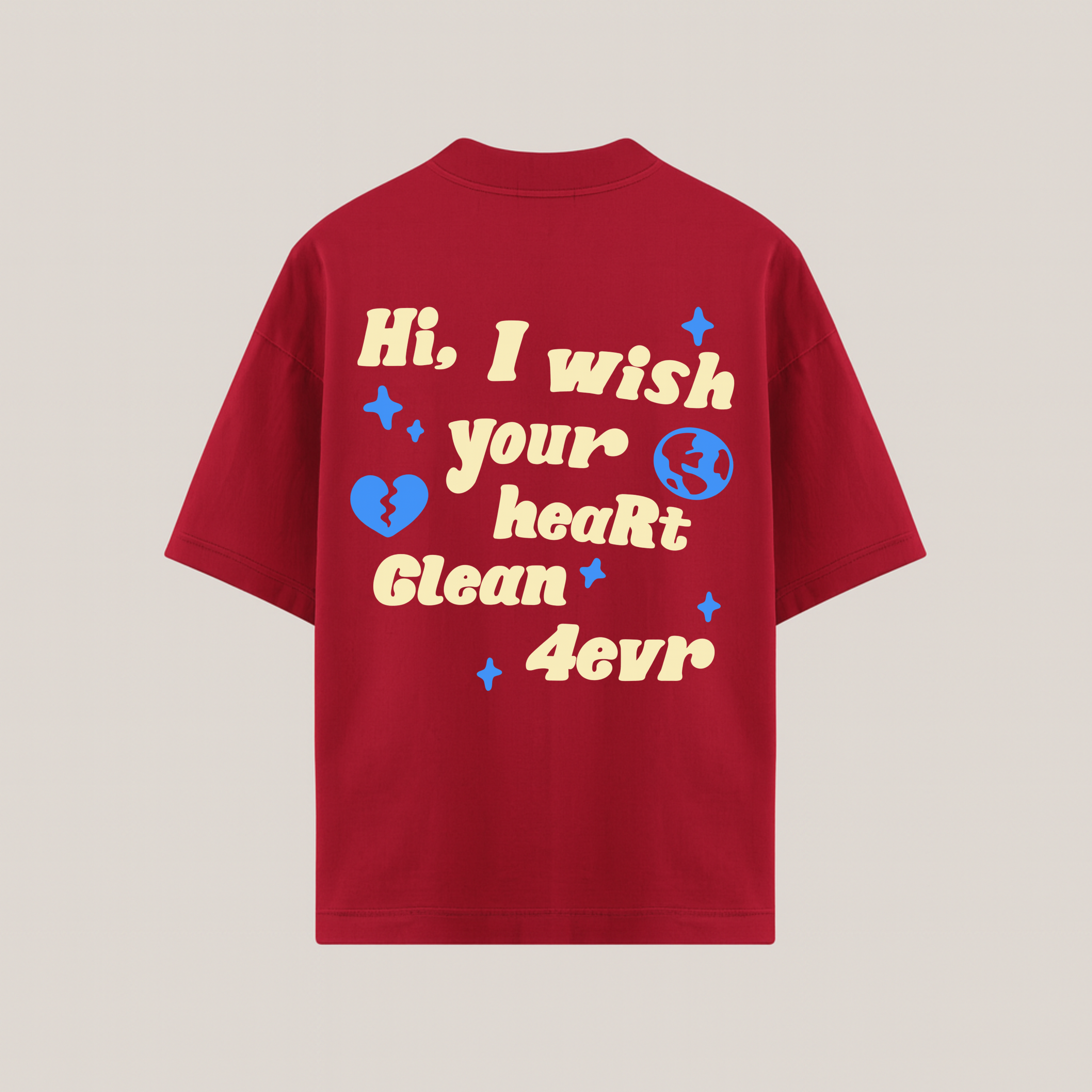 Heart Clean - Oversized Tee