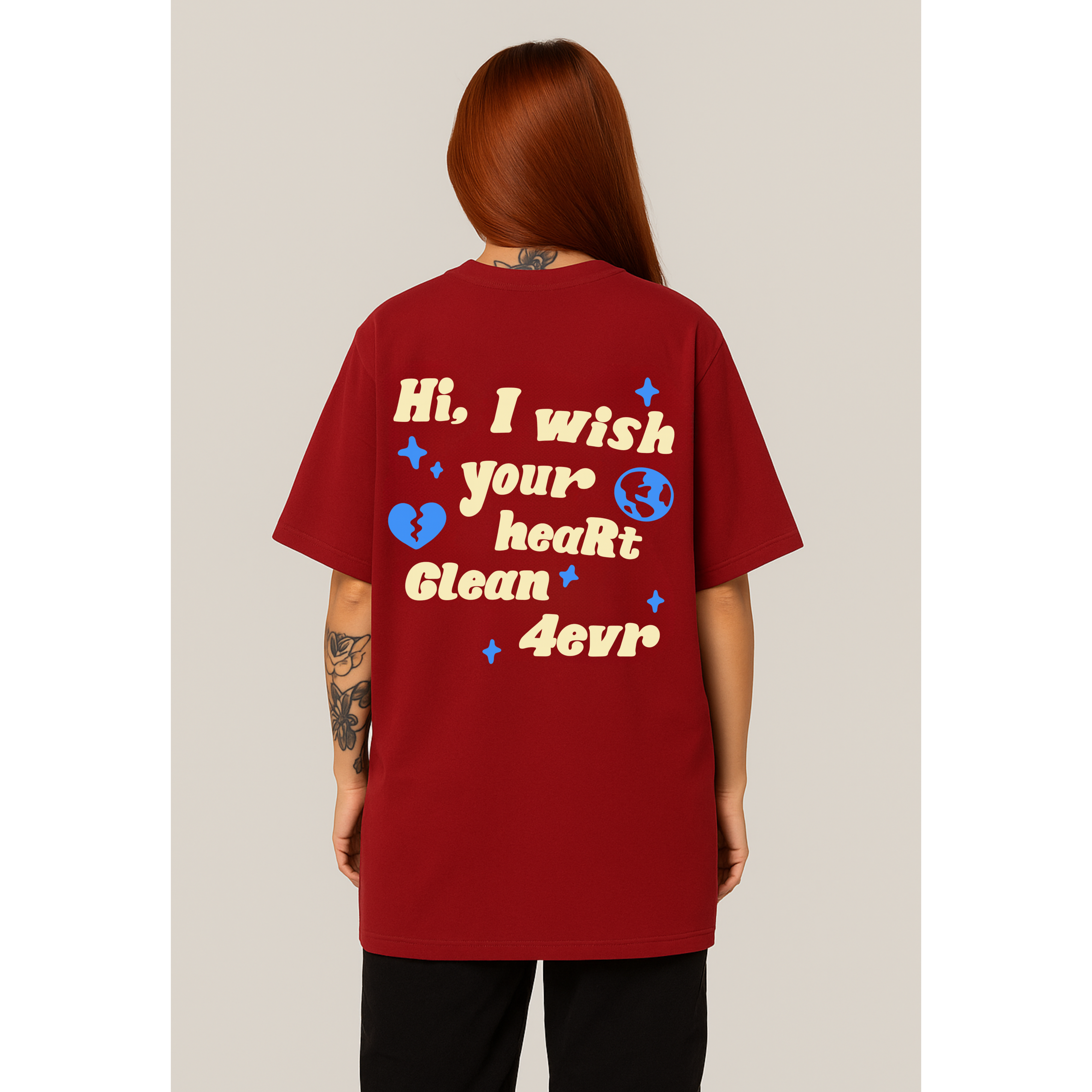 Heart Clean - Oversized Tee